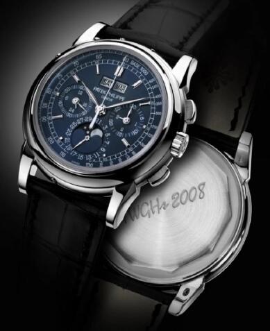 Review Patek Philippe Grand Complications Perpetual Calendar Chronograph 5970 TWGH 2008 Replica Watch 5970P-TWGH - Click Image to Close